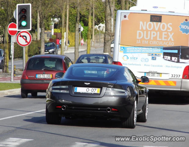Aston Martin DB9 spotted in Porto, Portugal