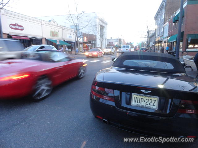 Aston Martin DB9 spotted in Red Bank, New Jersey