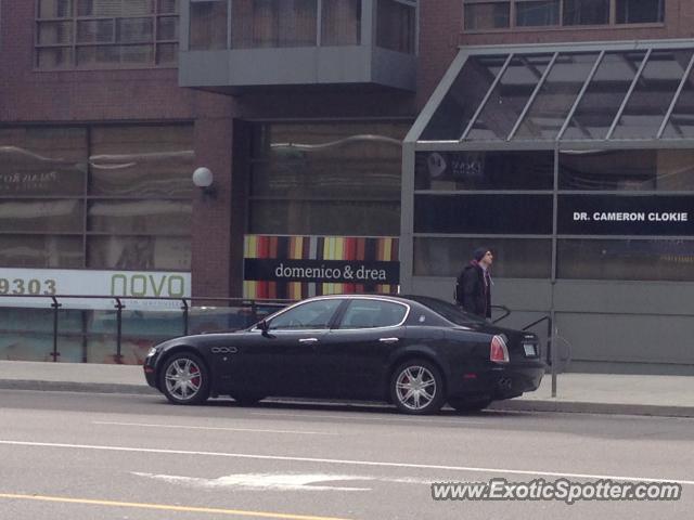 Maserati Quattroporte spotted in Toronto, Canada