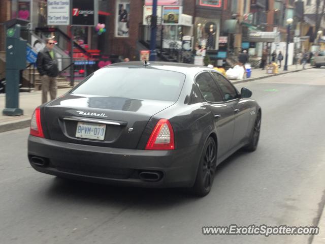 Maserati Quattroporte spotted in Toronto, Canada