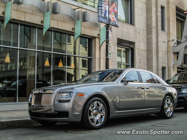 Rolls Royce Ghost spotted in Boston, Massachusetts