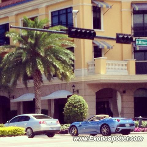 Ferrari California spotted in Boca Raton, Florida