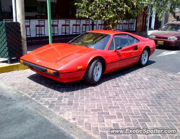 Ferrari 308 spotted in Lima, Peru