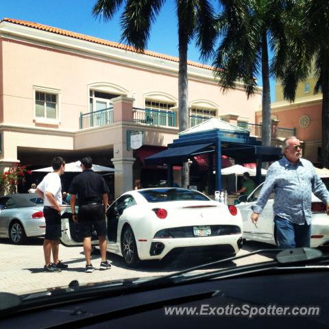 Ferrari California spotted in Boca Raton, Florida