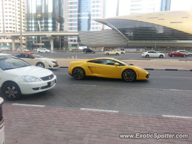 Lamborghini Gallardo spotted in Dubai, United Arab Emirates