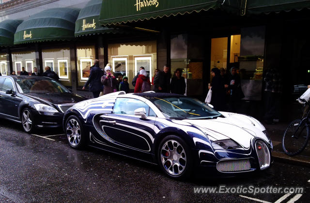 Bugatti Veyron spotted in London, United Kingdom