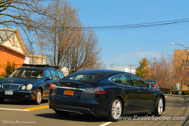 Tesla Model S spotted in Greenwich, Connecticut