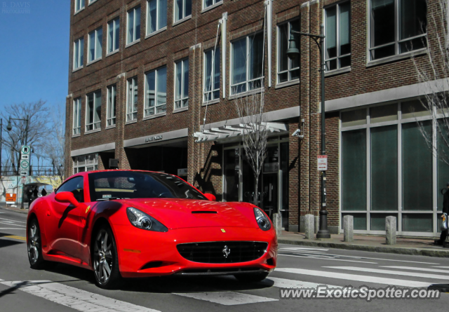 Ferrari California spotted in Cambridge, Massachusetts