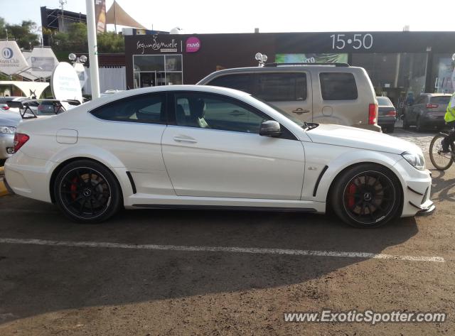 Mercedes C63 AMG spotted in Lima, Peru