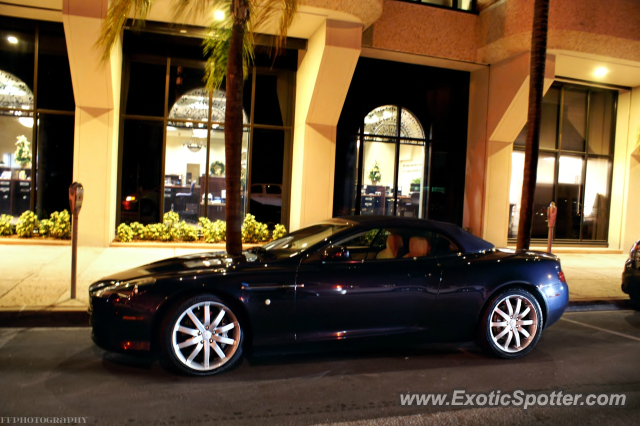Aston Martin DB9 spotted in Coral Gables, Florida