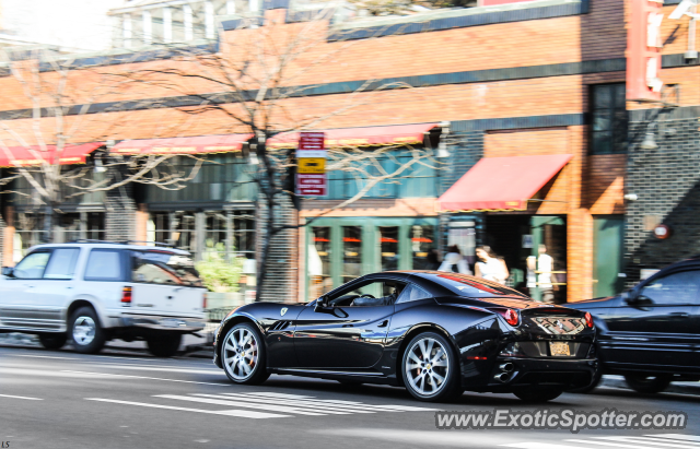 Ferrari California spotted in Manhattan, New York