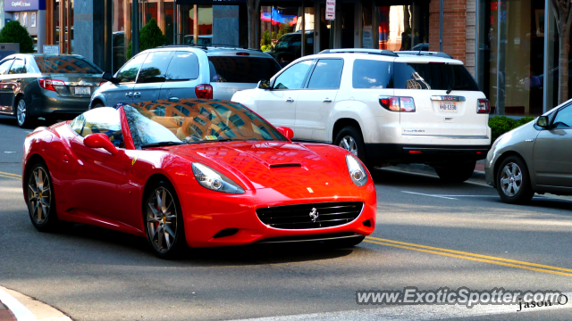 Ferrari California spotted in Reston, Virginia