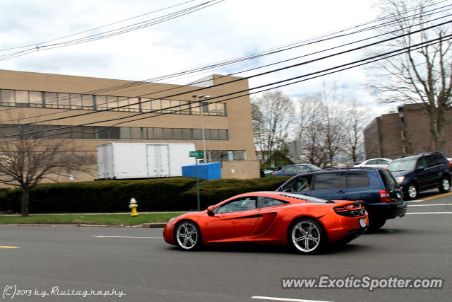 Mclaren MP4-12C spotted in Greenwich, Connecticut