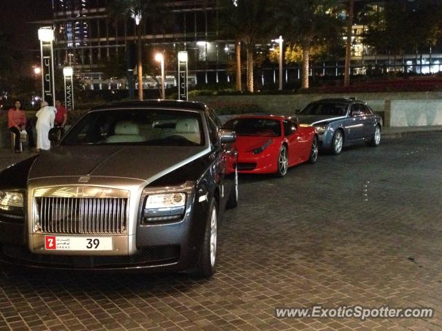 Rolls Royce Ghost spotted in Dubai, United Arab Emirates