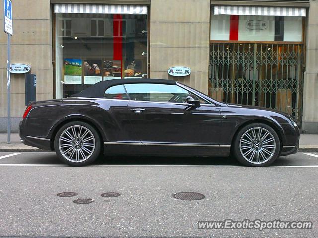 Bentley Continental spotted in Baden, Switzerland