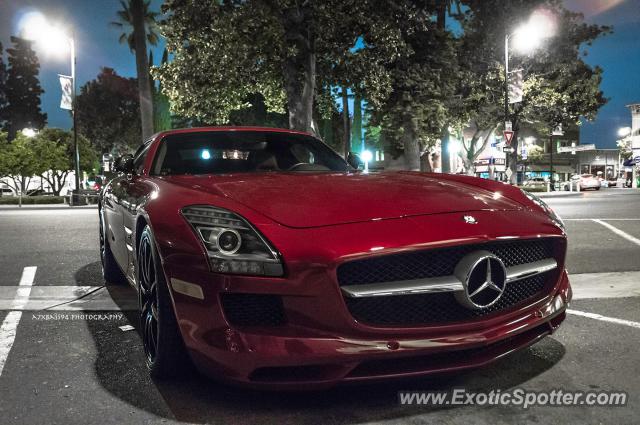Mercedes SLS AMG spotted in Orange, California