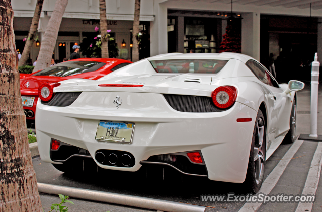 Ferrari 458 Italia spotted in Miami, Florida