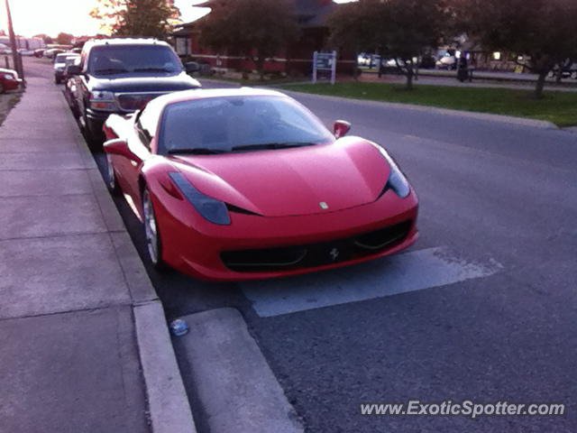 Ferrari 458 Italia spotted in Cookeville, Tennessee