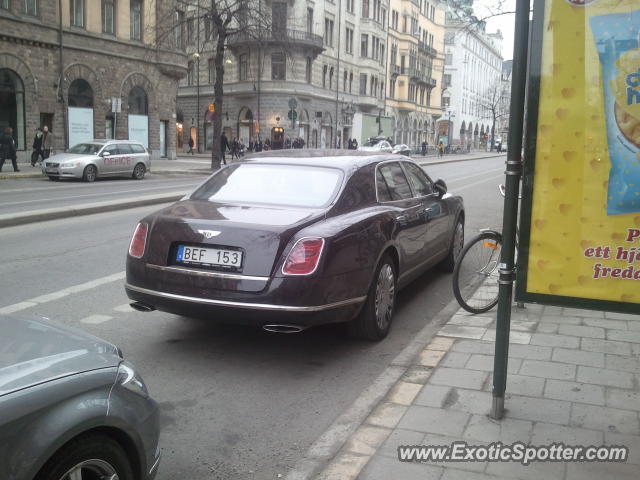 Bentley Mulsanne spotted in Stockholm, Sweden