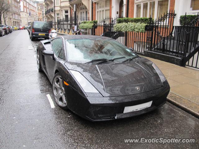 Lamborghini Gallardo spotted in London, United Kingdom