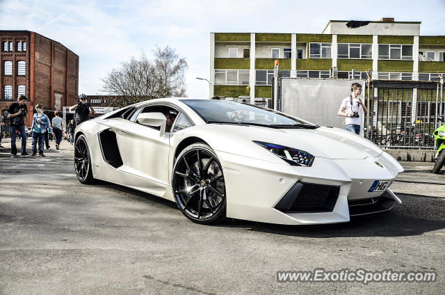 Lamborghini Aventador spotted in Frankfurt, Germany