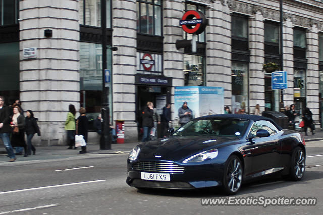 Aston Martin Virage spotted in London, United Kingdom