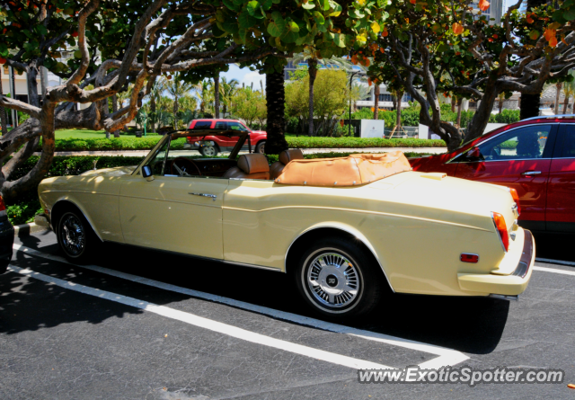 Rolls Royce Corniche spotted in Miami Beach, Florida