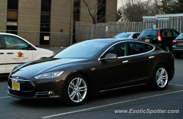 Tesla Model S spotted in Verona, New Jersey