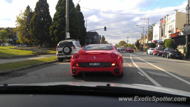 Ferrari California spotted in Melbourne, Australia