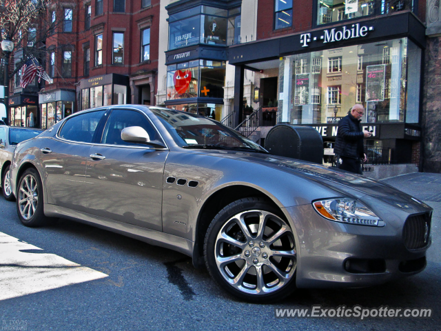 Maserati Quattroporte spotted in Boston, Massachusetts