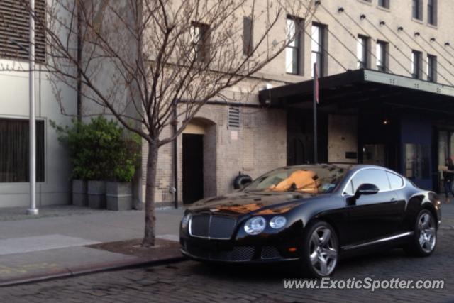 Bentley Continental spotted in Manhattan, New York