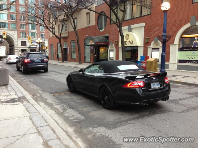 Jaguar XKR-S spotted in Toronto, Canada